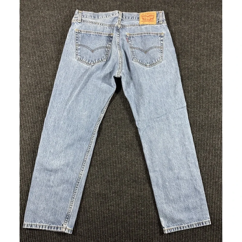 Levi's 505 33x30 Blue Denim Men's Jeans Straight Leg Pants Medium Wash